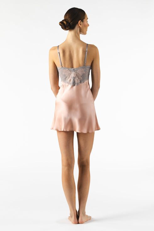 NK Imode Mireille Twilight Babydoll Silk Chemise